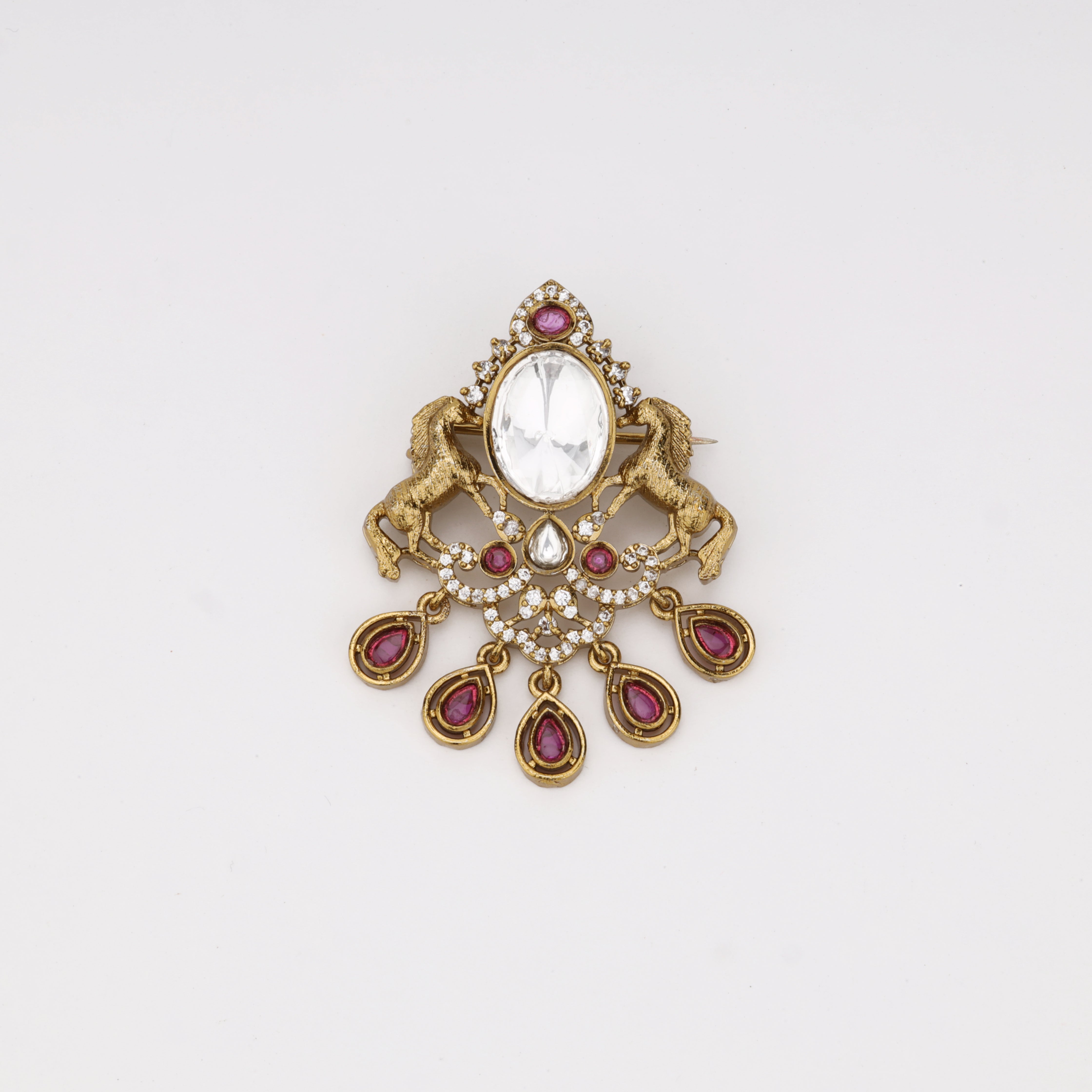Regal Dynasty Crystal Brooch