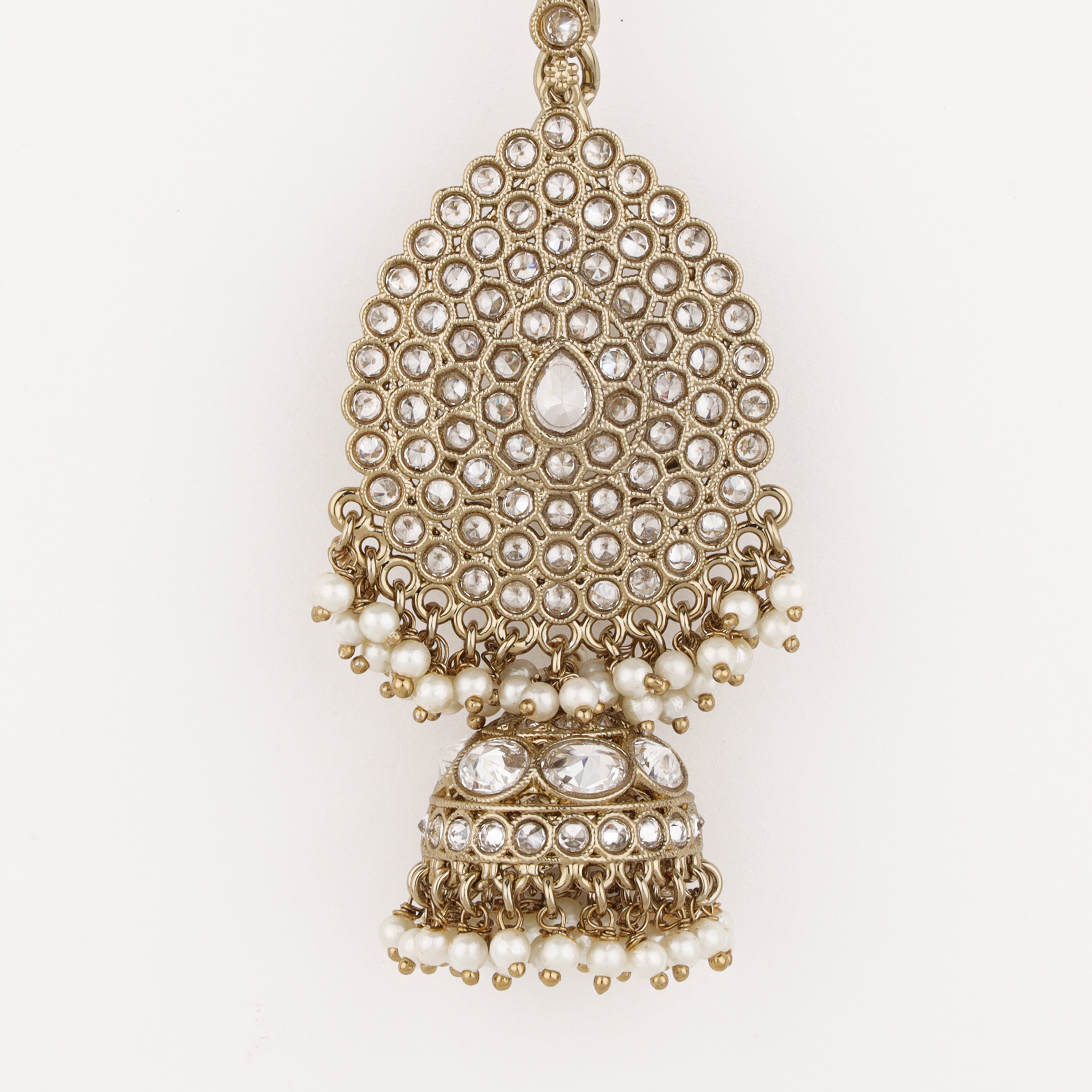 Diamond Kundan Pearl Lehenga Juda for Women