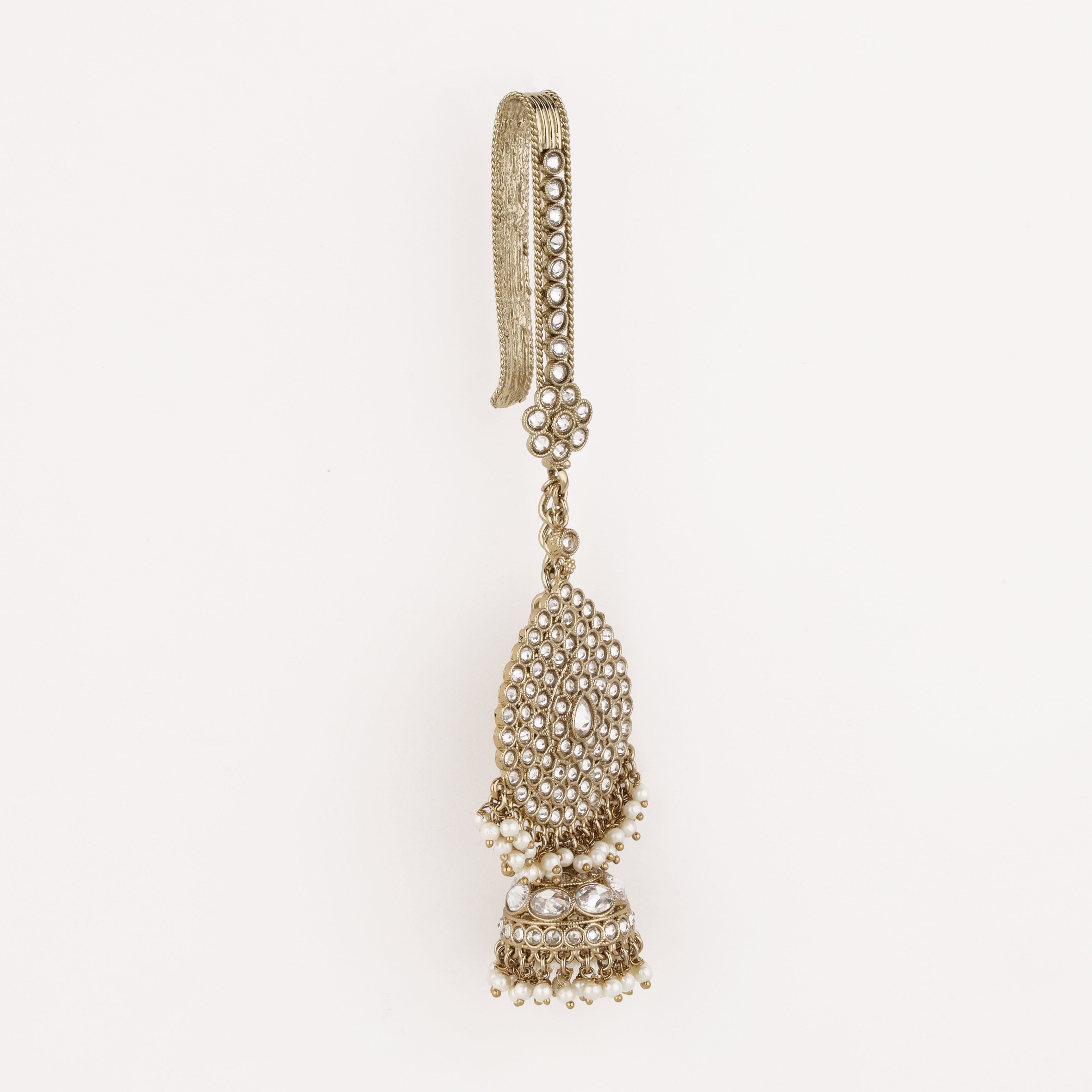 Diamond Kundan Pearl Lehenga Juda for Women