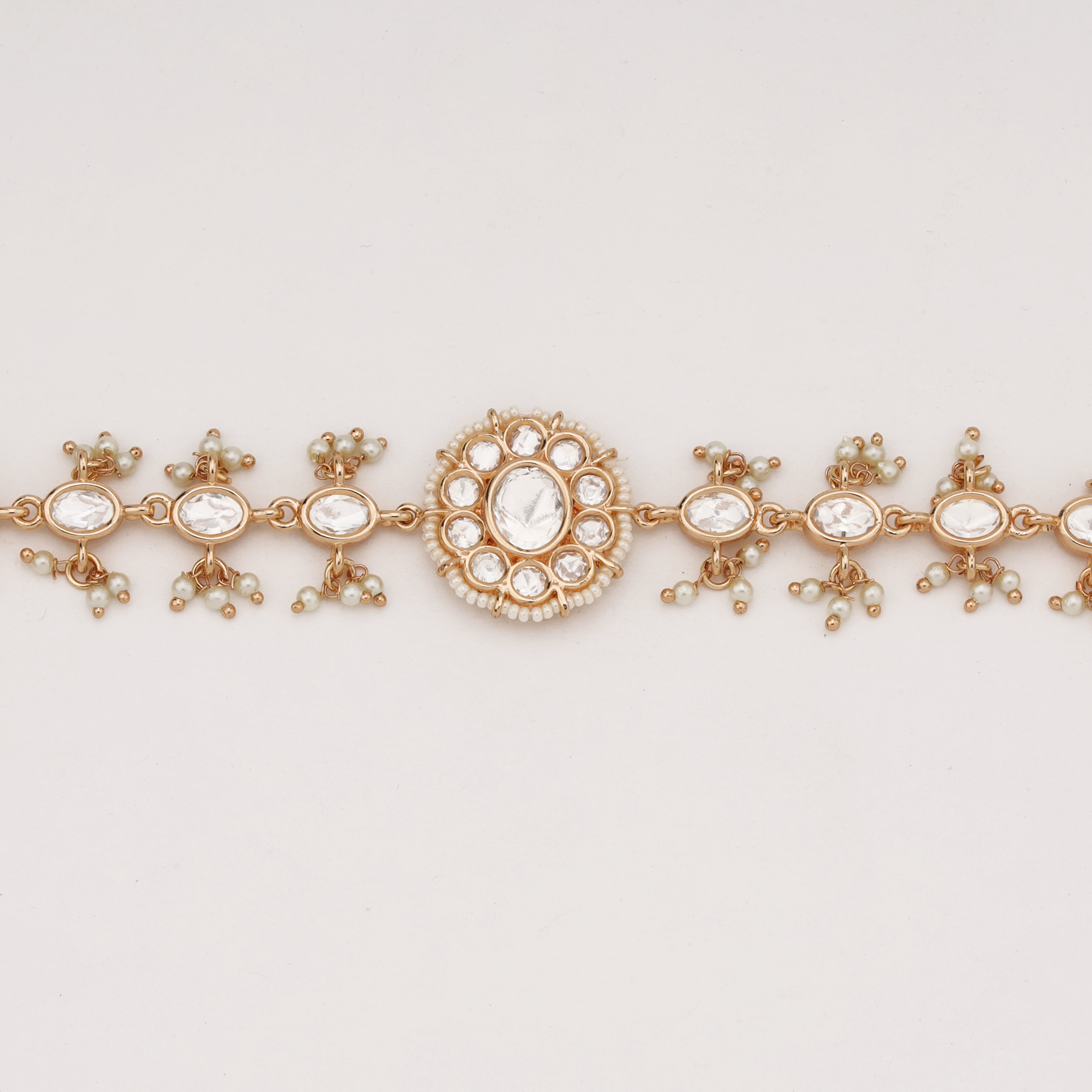 Celestial Kundan Gold Bridal Mathapatti for Women