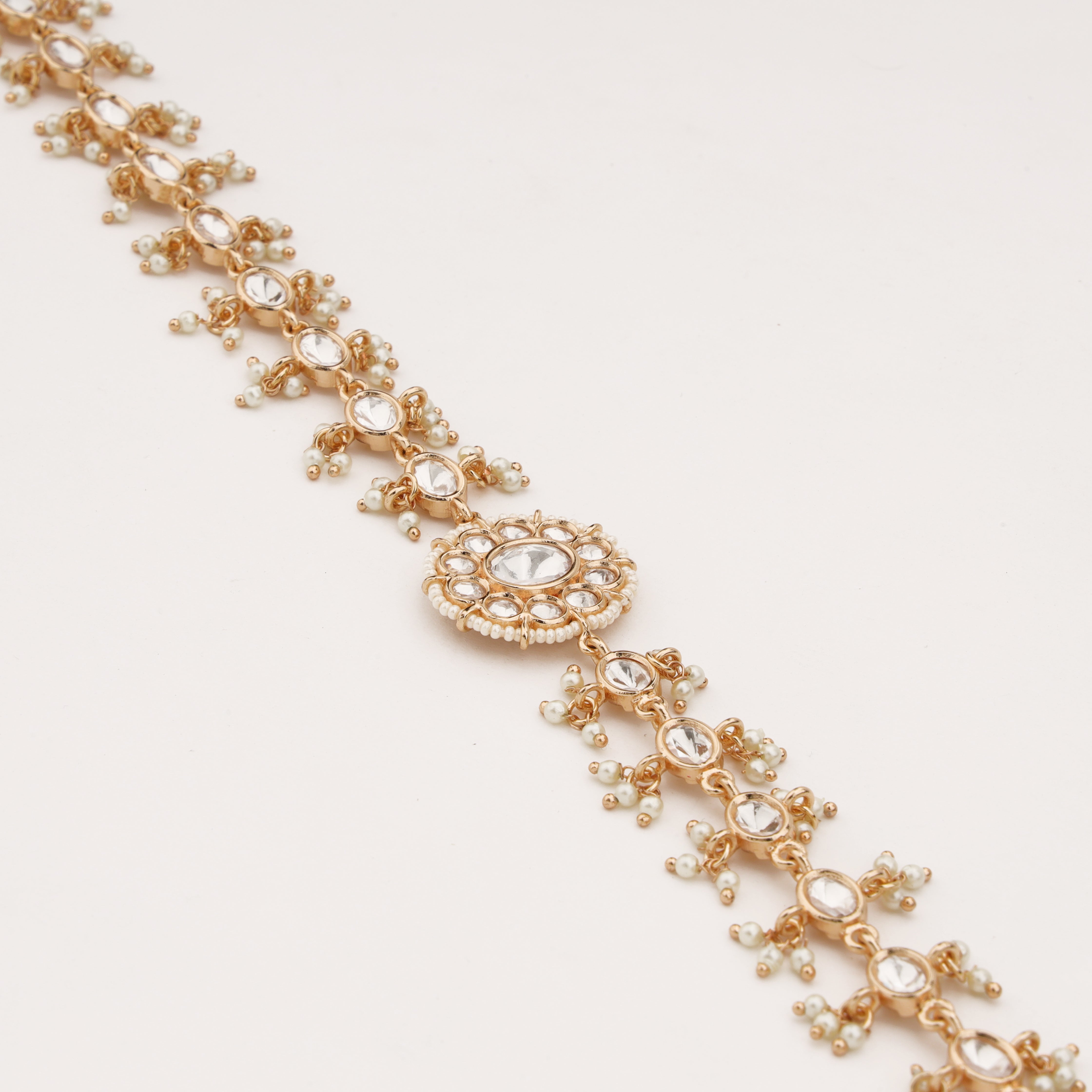 Celestial Kundan Gold Bridal Mathapatti for Women