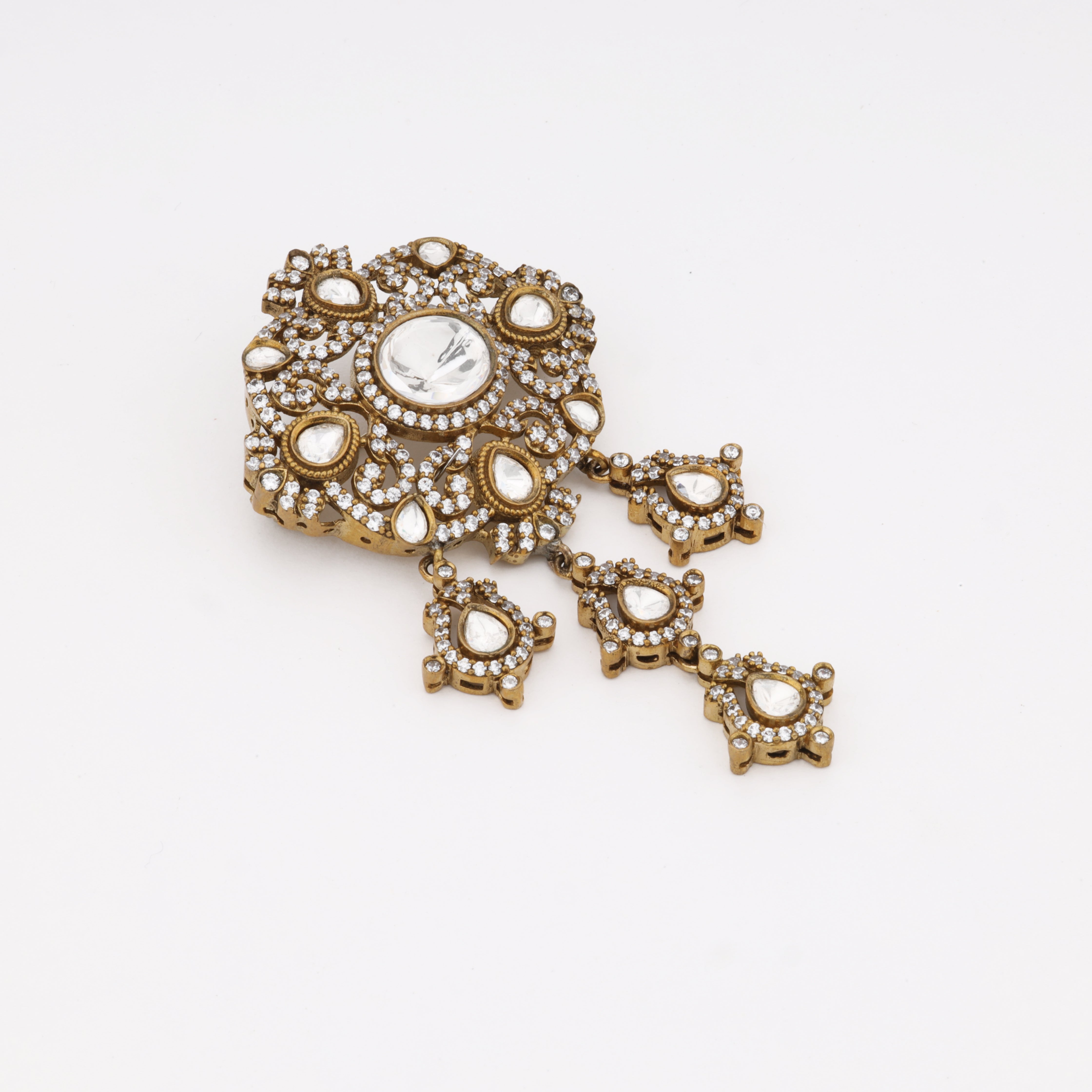 Regal Chandrika Crystal Brooch