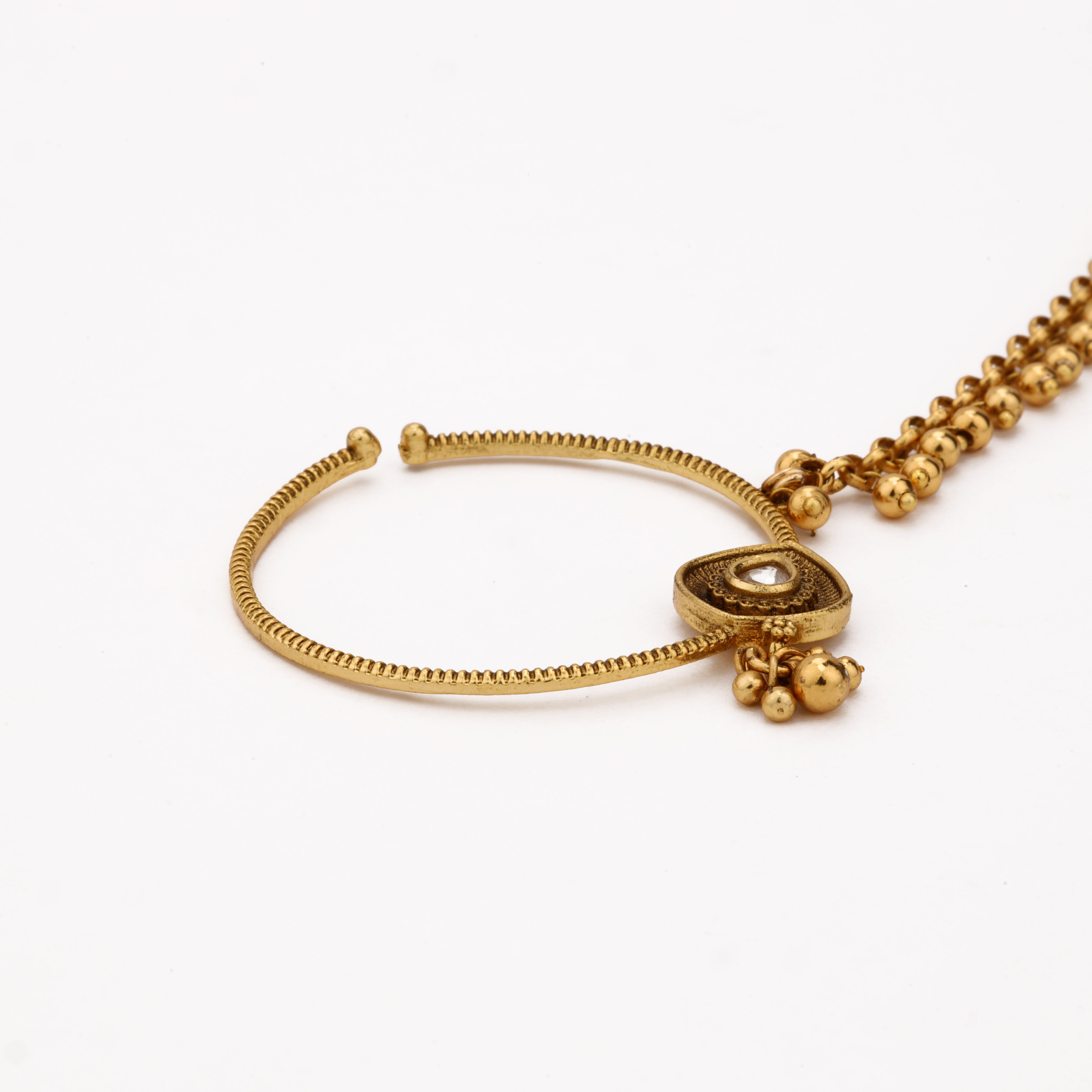 Ghungroo Antique Nose Ring