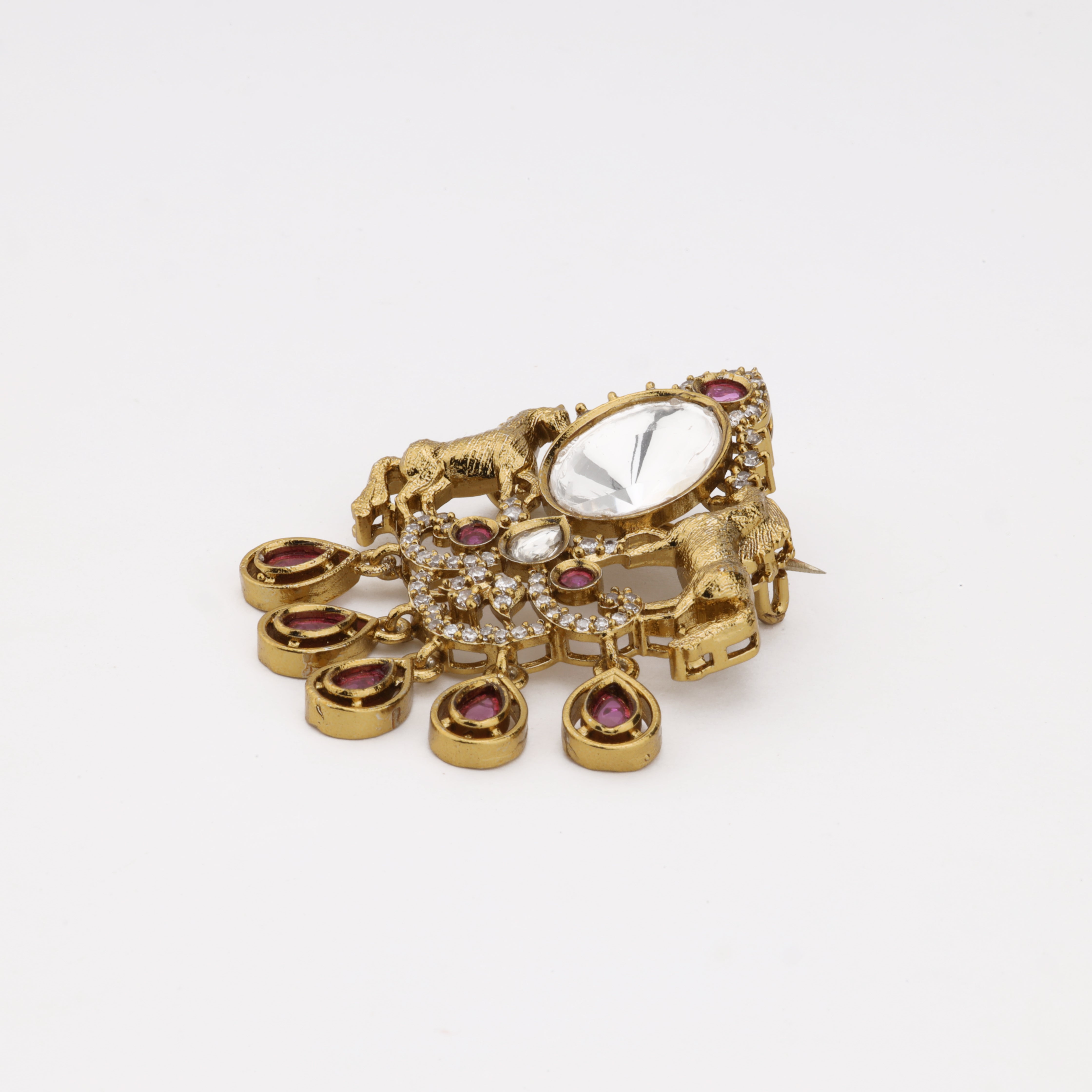 Regal Dynasty Crystal Brooch