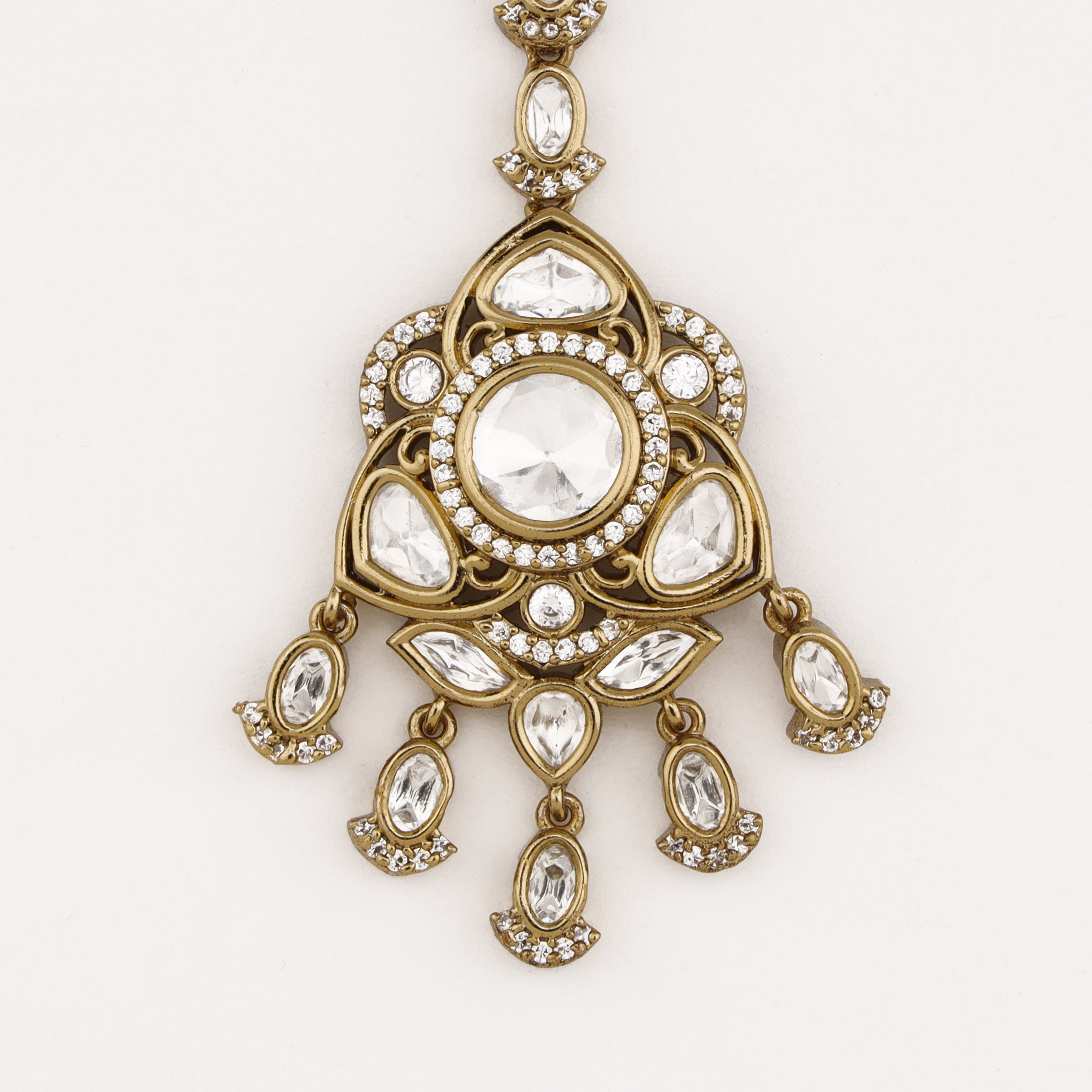 Celestial Diamond Drop Maang Tika