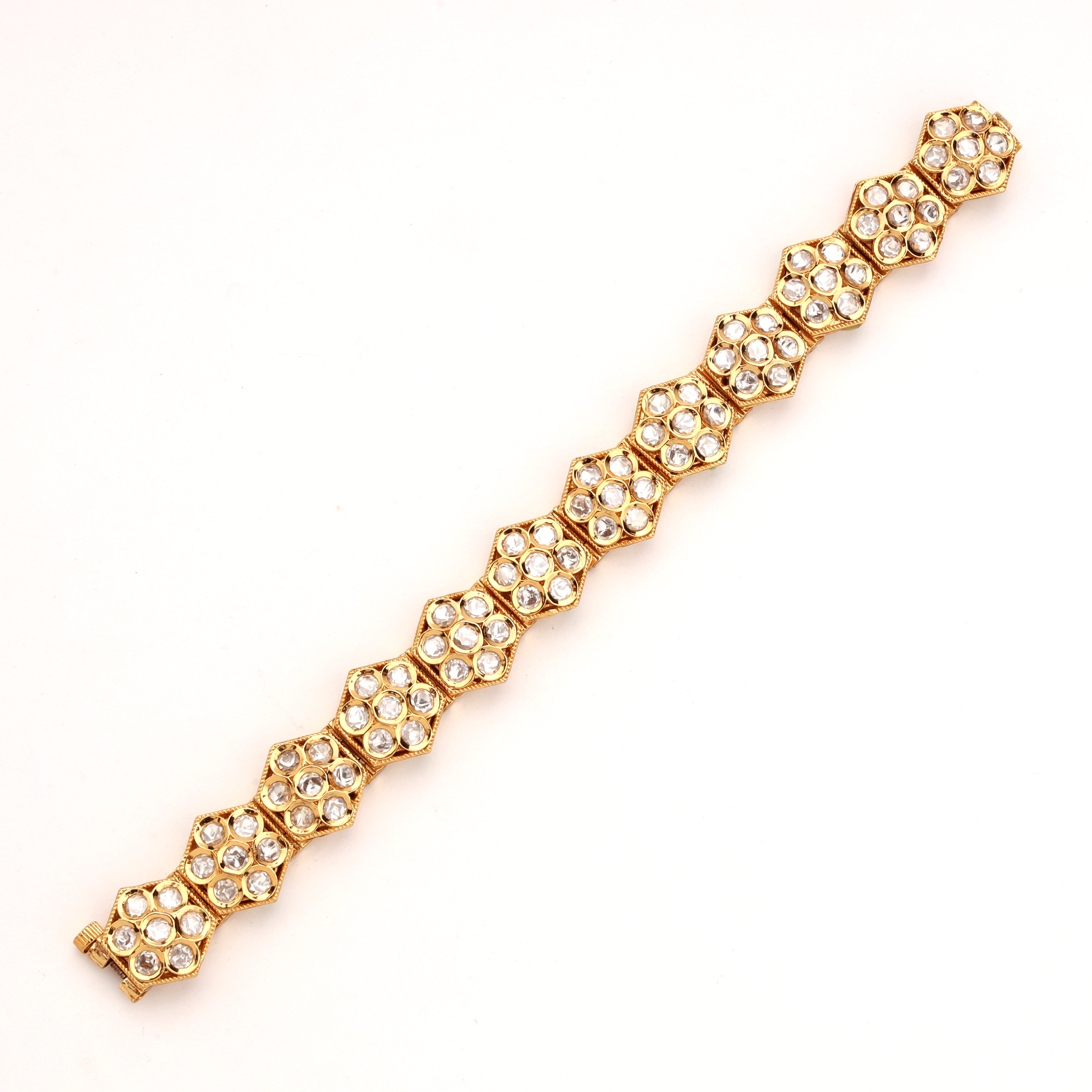 Hexa Cut Crystal Heritage Bracelet