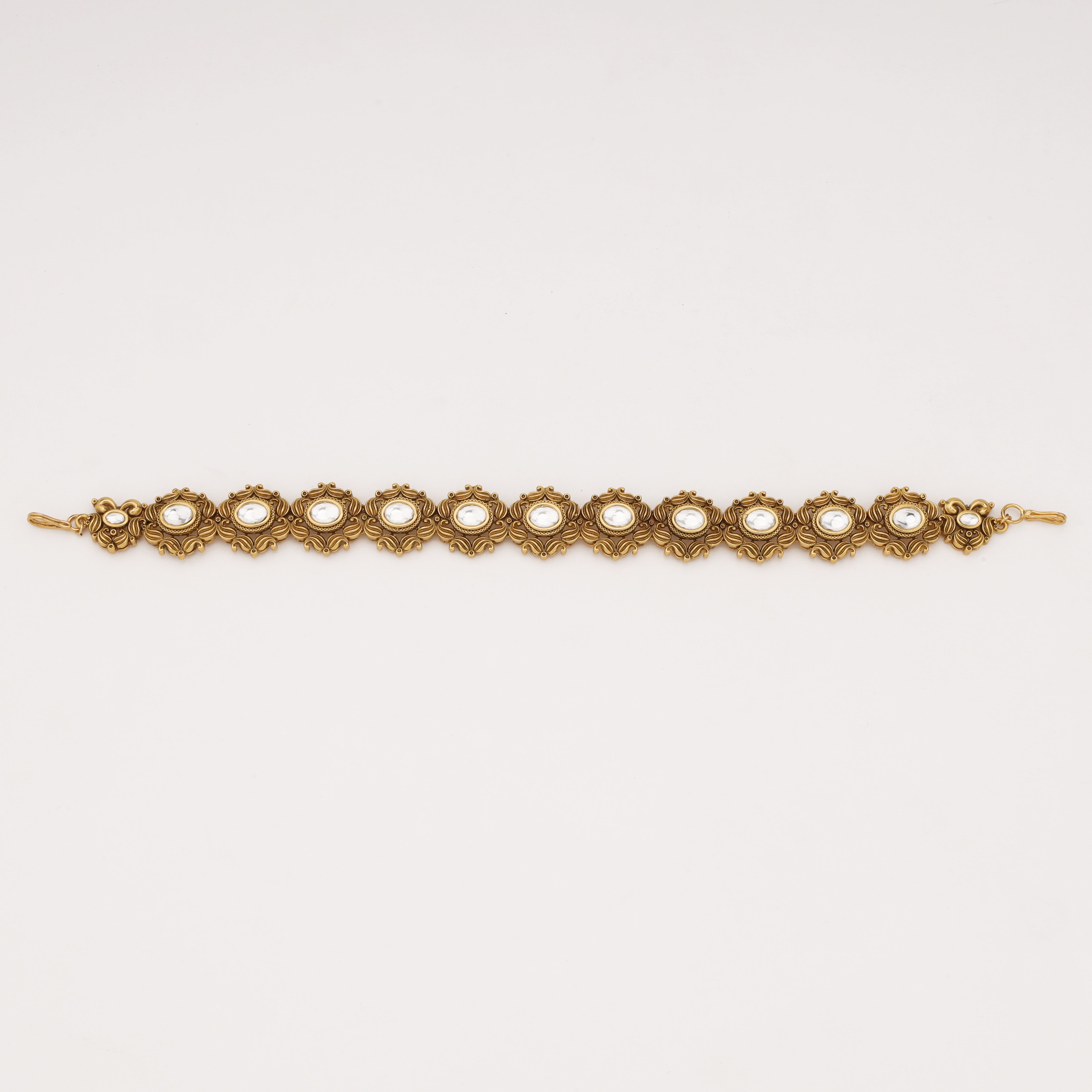 Vintage Kundan Antique Gold Bridal Mathapatti