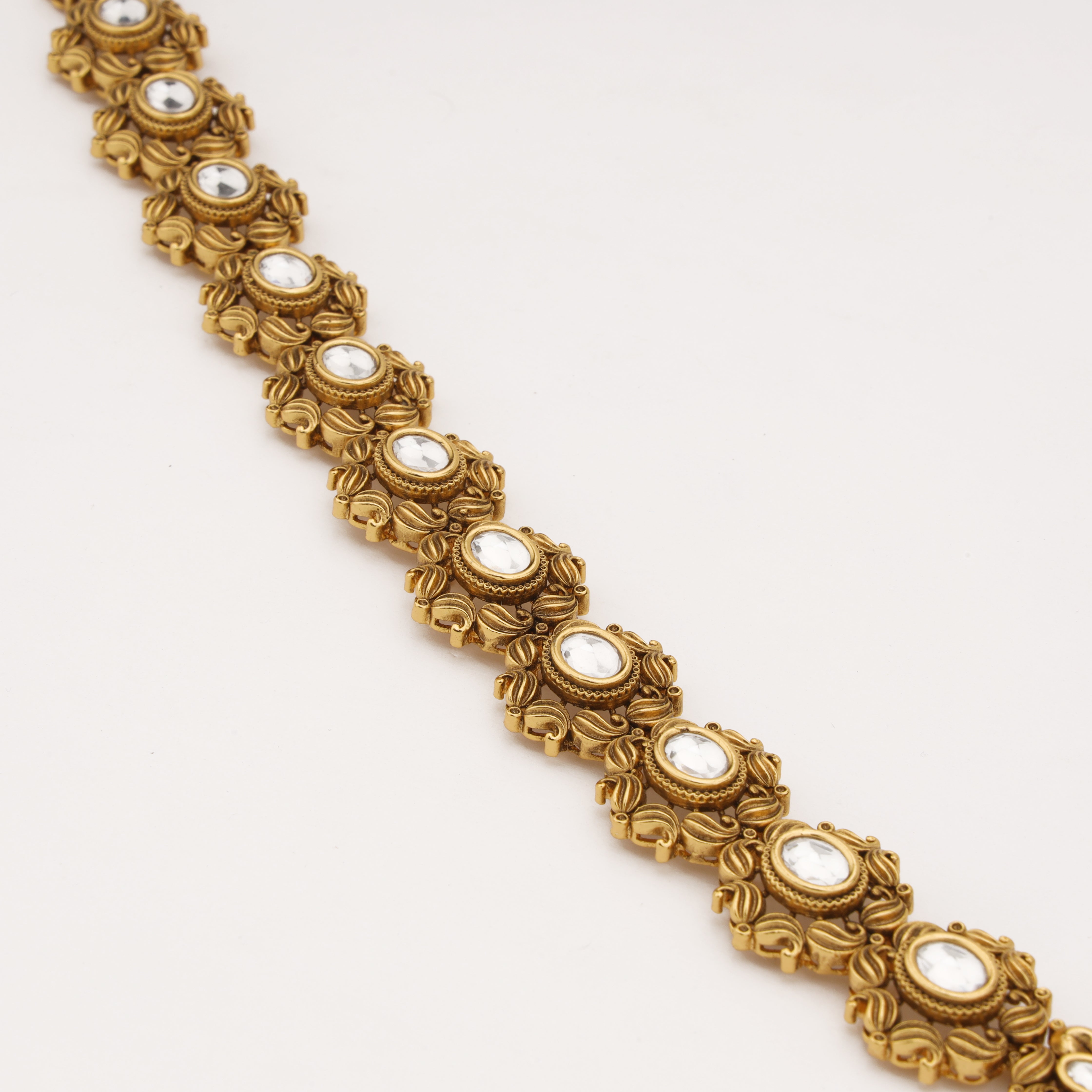 Vintage Kundan Antique Gold Bridal Mathapatti