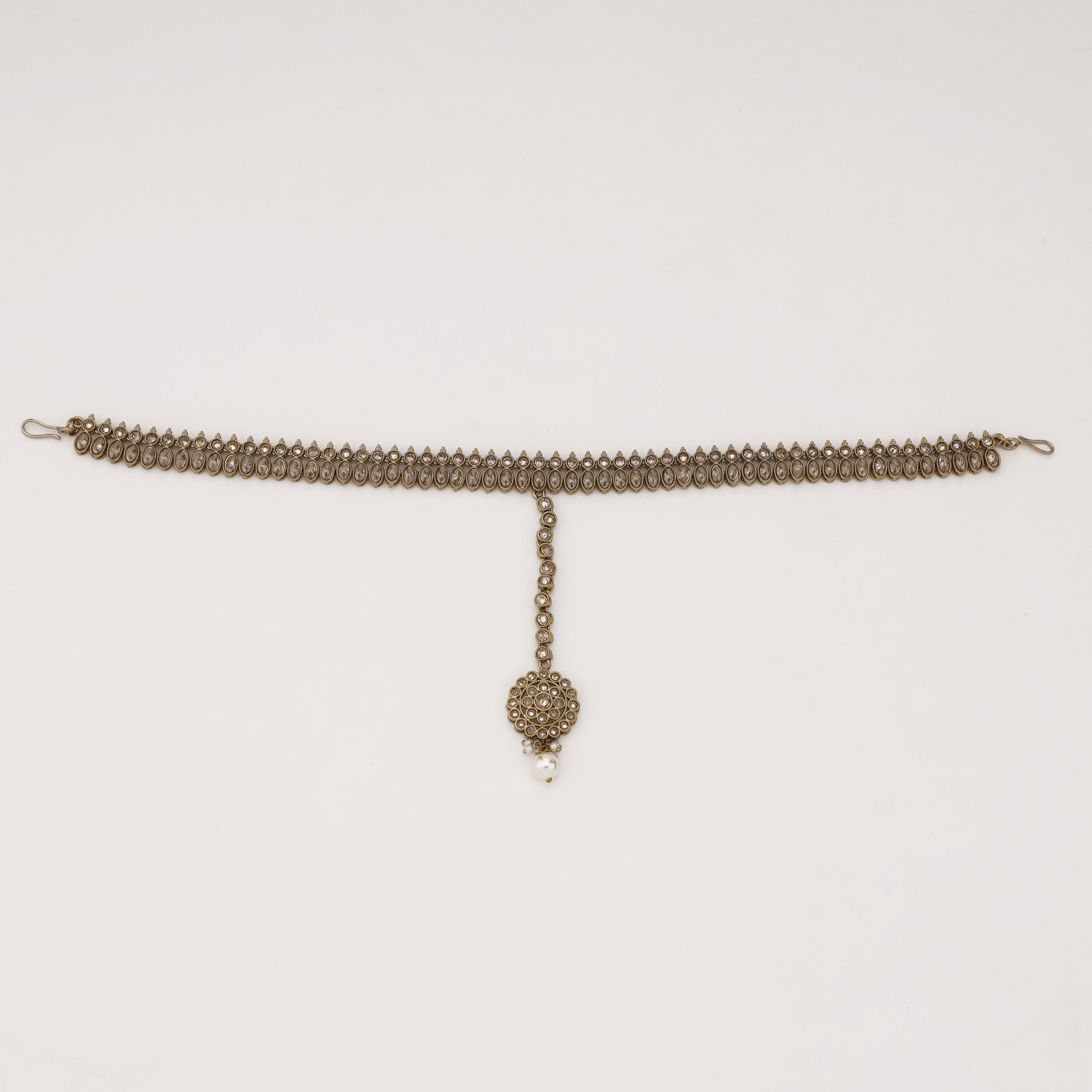 Royal Kundan Pearl Bridal Mathapatti for Women