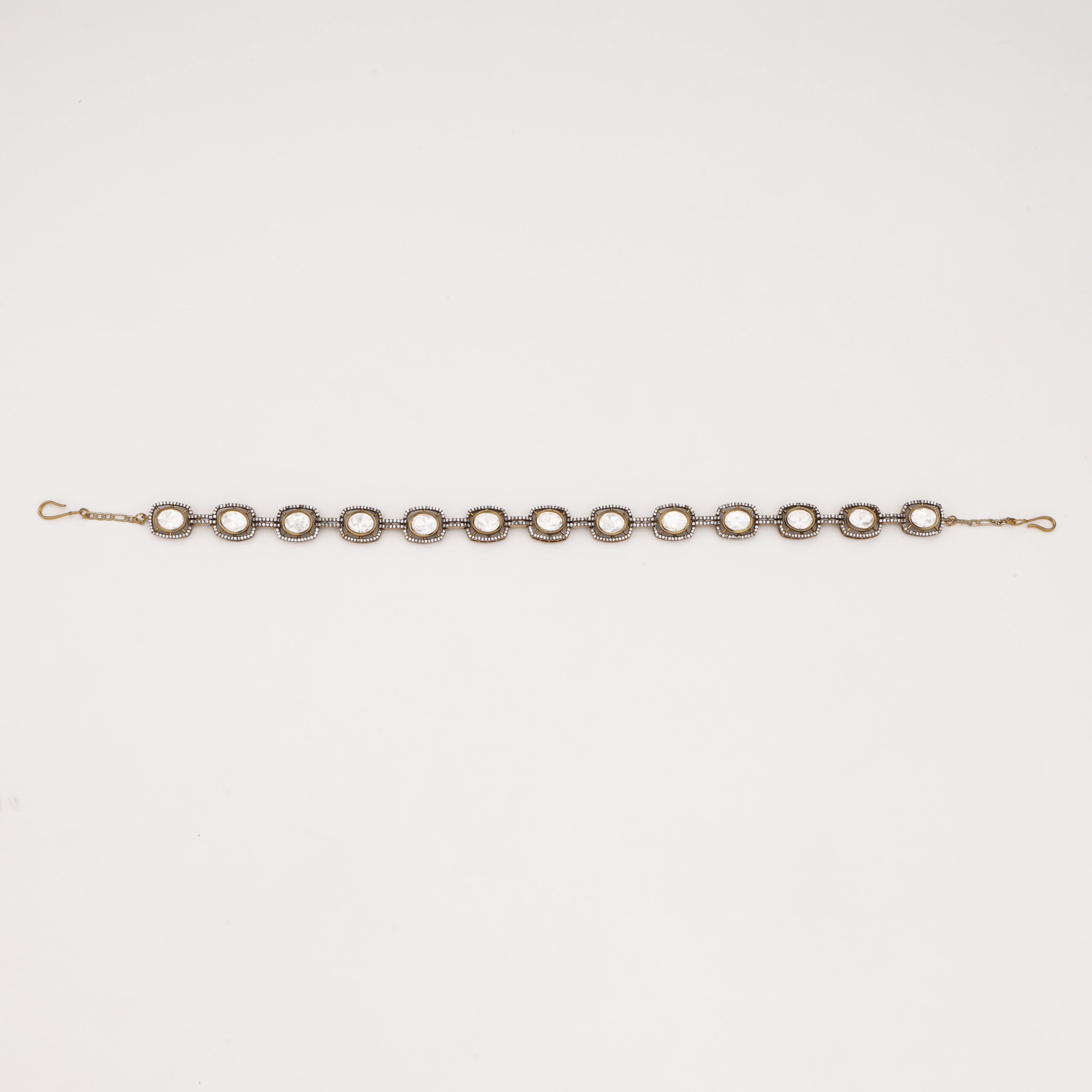 Heritage Polki Antique Gold Bridal Mathapatti