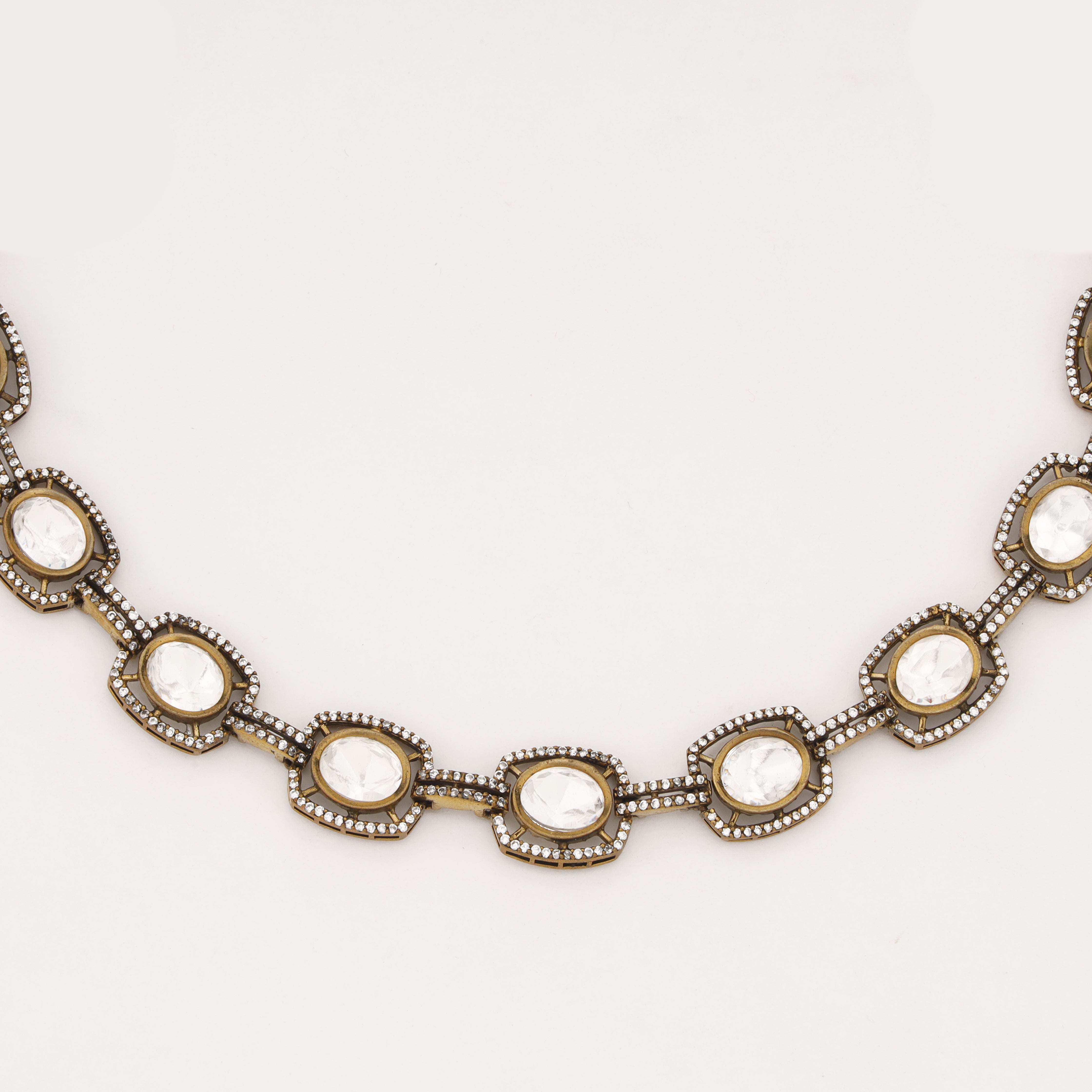 Heritage Polki Antique Gold Bridal Mathapatti