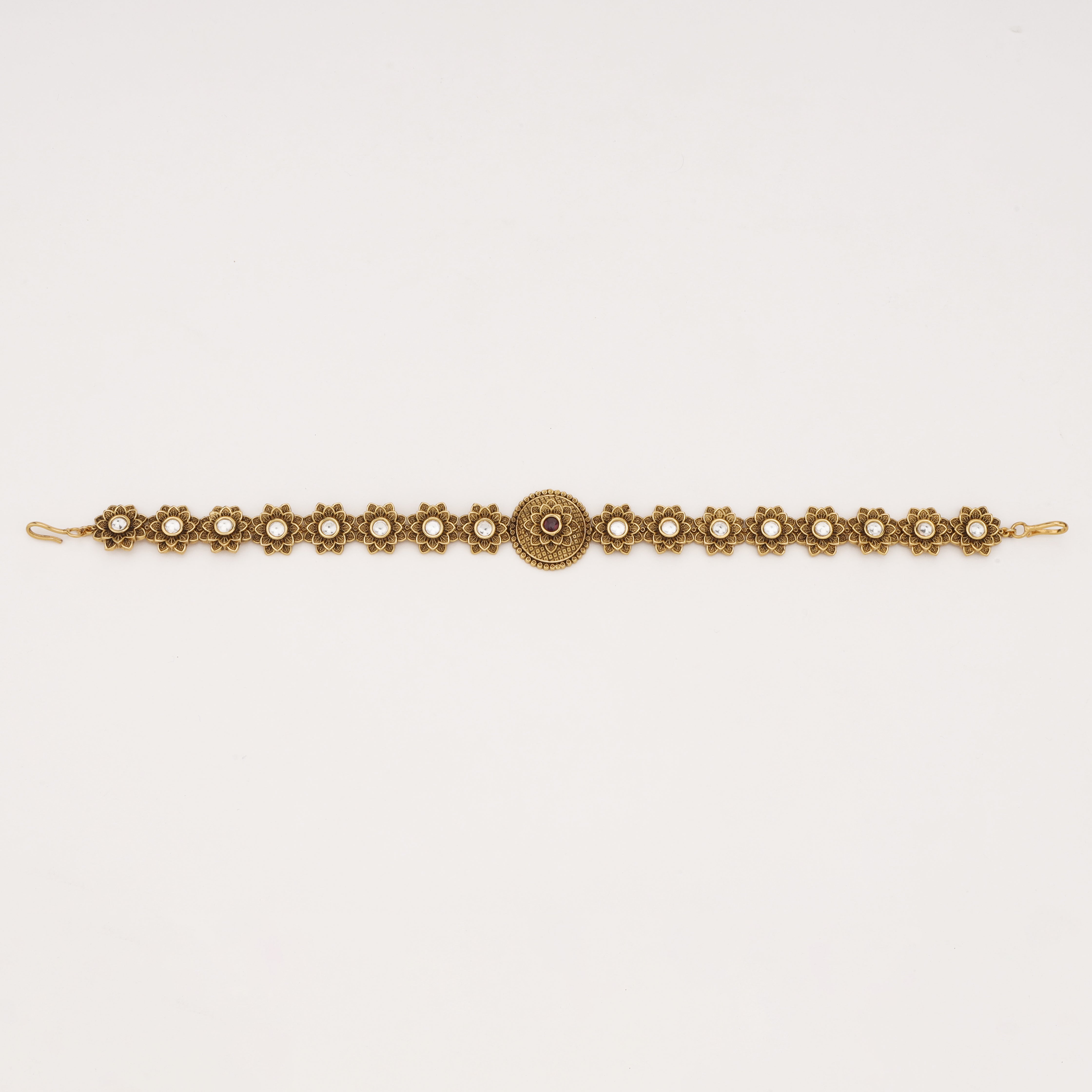 Antique Floral Heritage Mathapatti