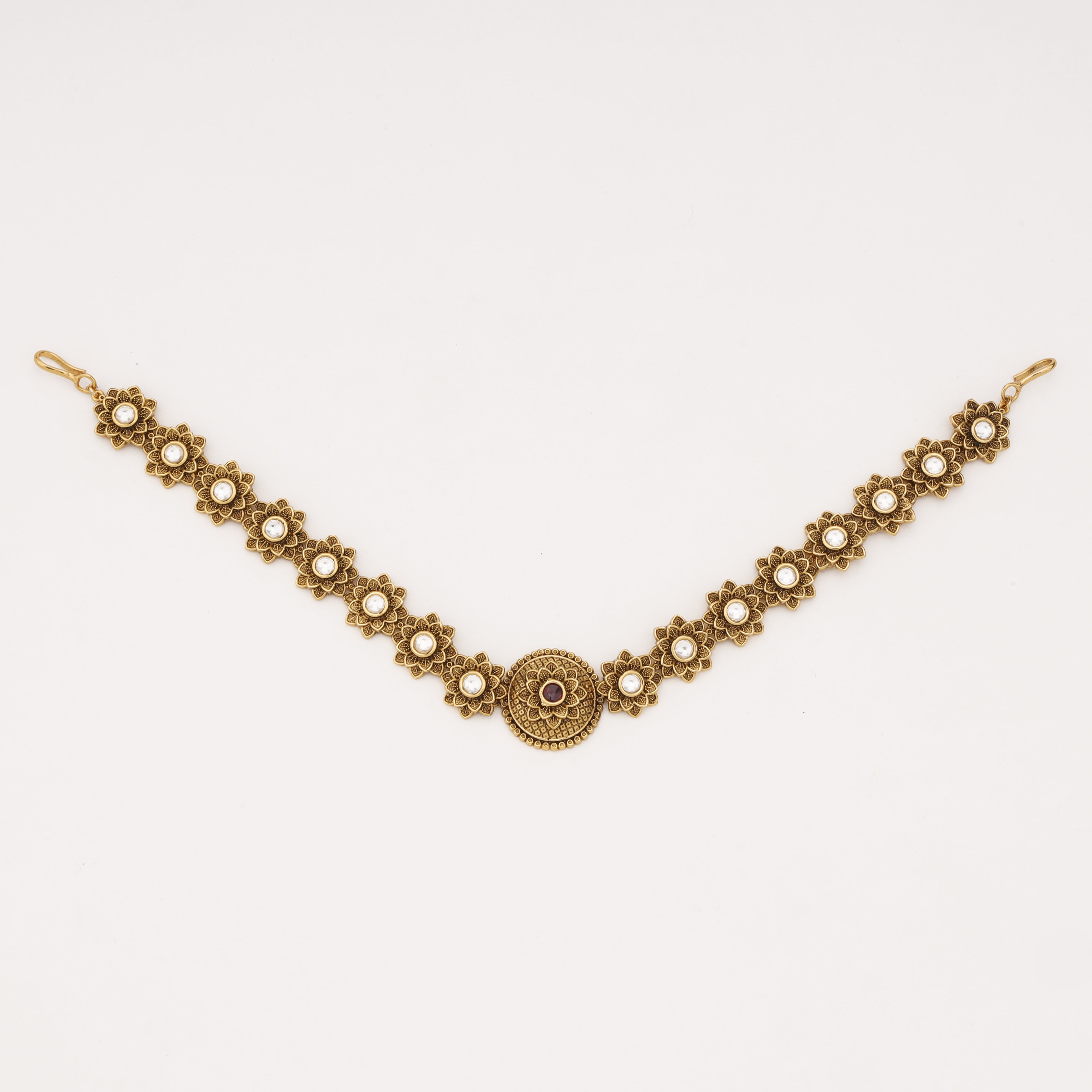 Antique Floral Heritage Mathapatti