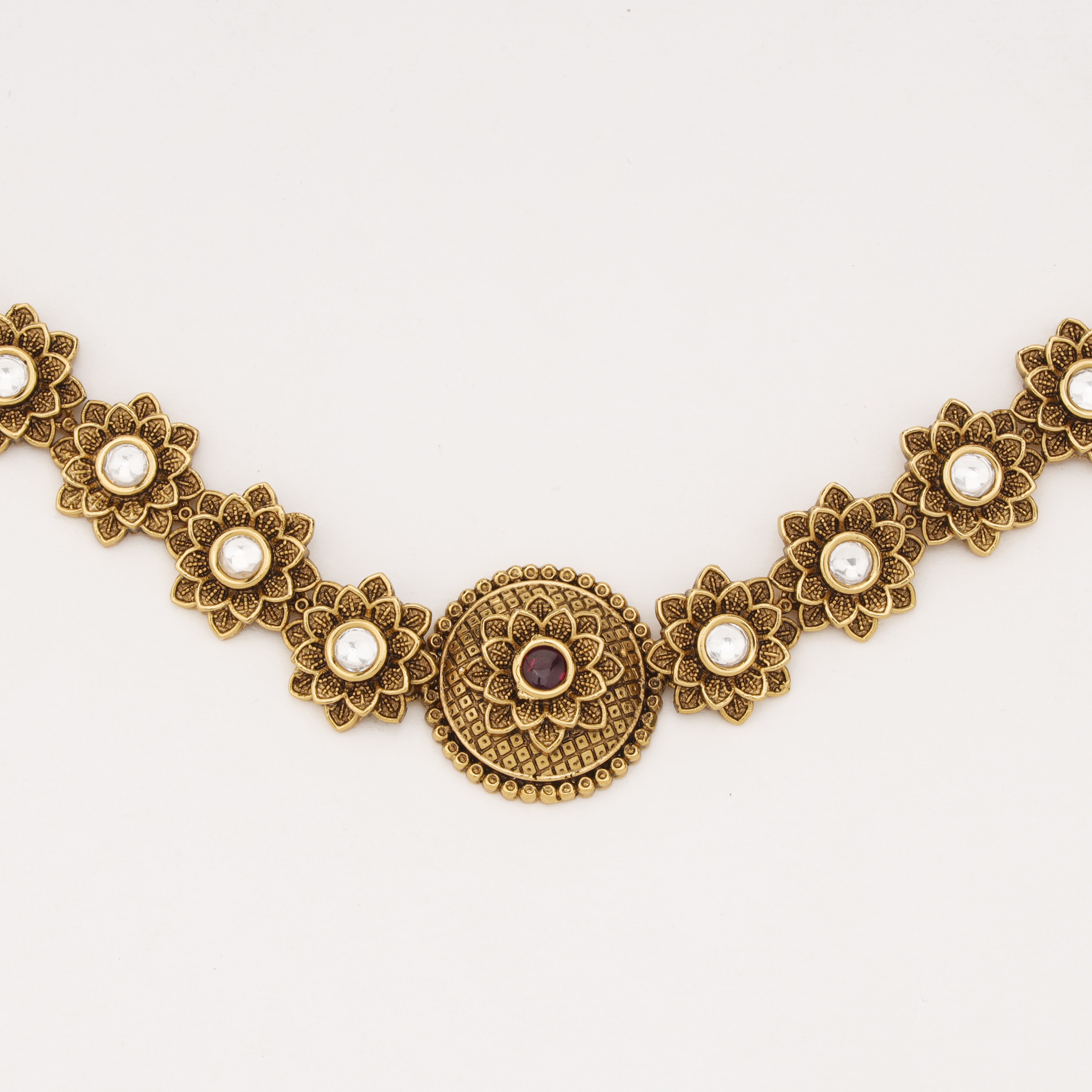 Antique Floral Heritage Mathapatti